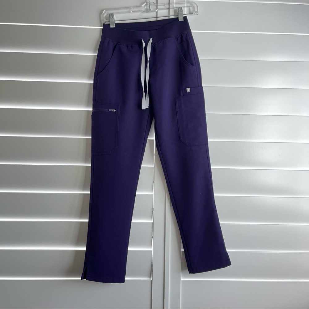 FIGS Purple Yola Skinny Scrub Pants